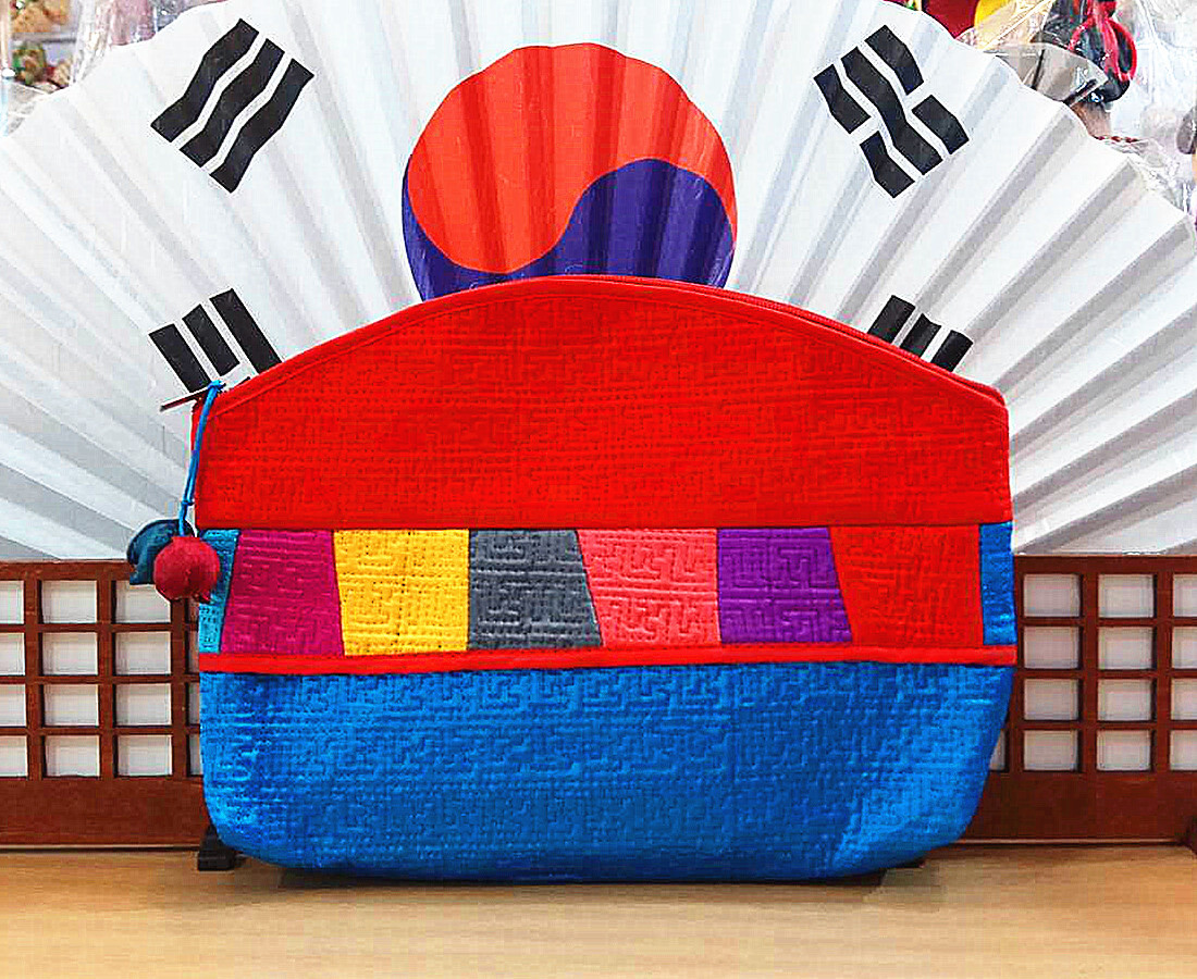 韩国化妆包朝鲜族手工艺品布艺手拿包收纳创意礼品礼物纪念品可爱