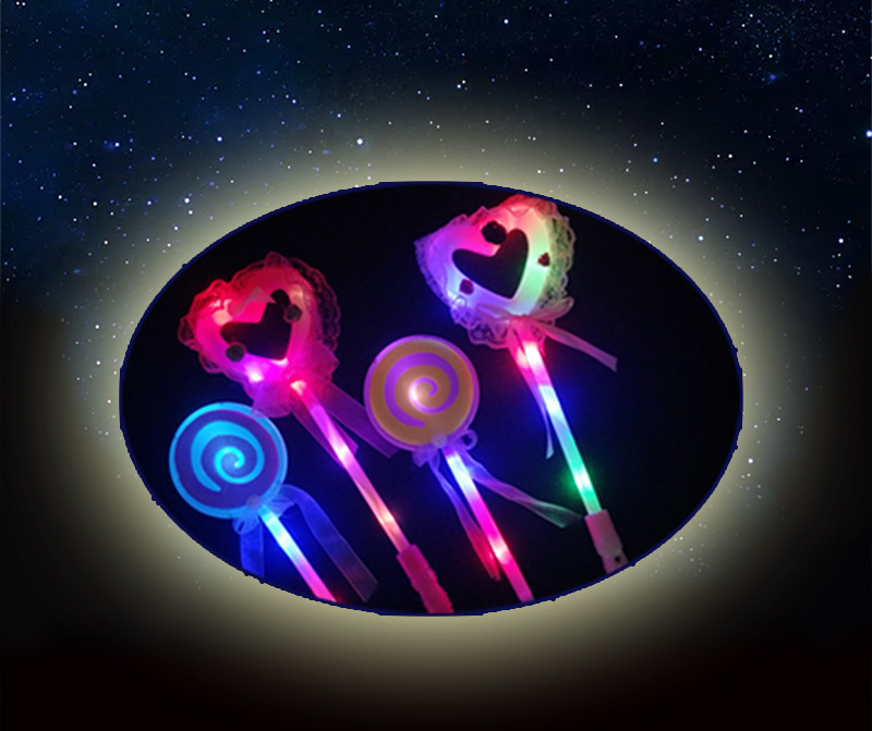 发光爱心魔法棒闪光荧光棒仙女棒演唱会地摊货源地推新款厂家批发