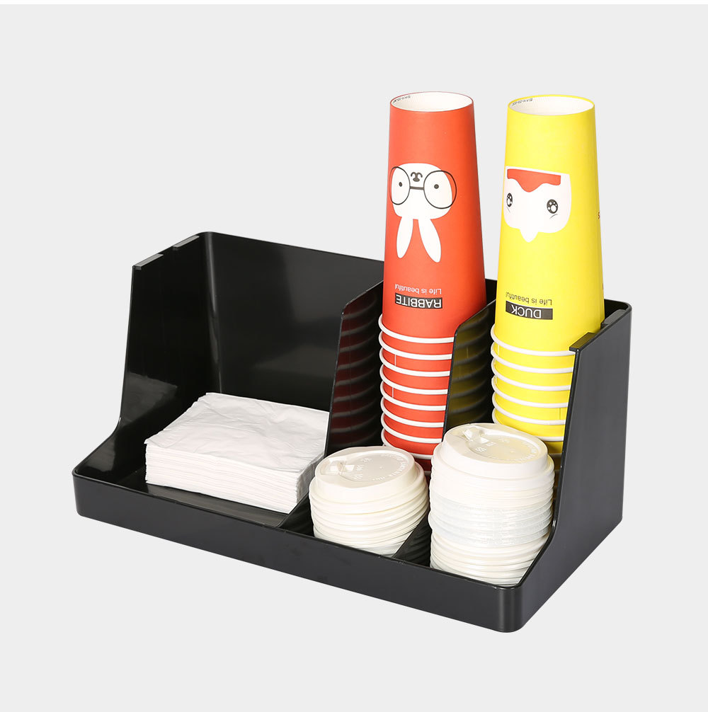 厂家直供 咖啡店创意纸杯架 一次性纸杯架 斜四格咖啡杯架 纸杯架