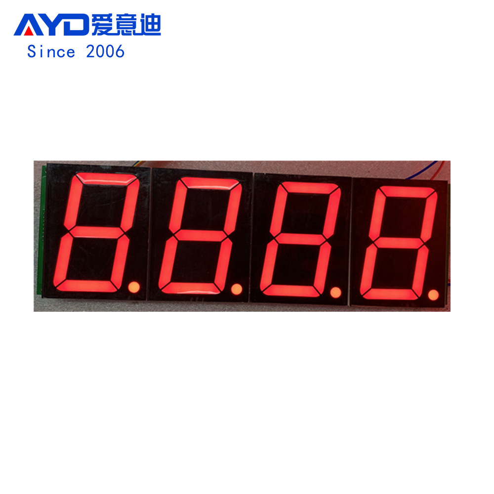 供应厂家加油站油价牌 价格数字显示 3寸led红色数码管 86x280mm