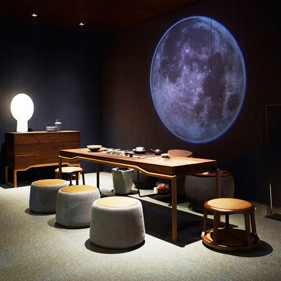 新中式凳子禅意茶凳实木圆凳简约矮凳茶台凳茶室喝茶凳茶艺软包凳