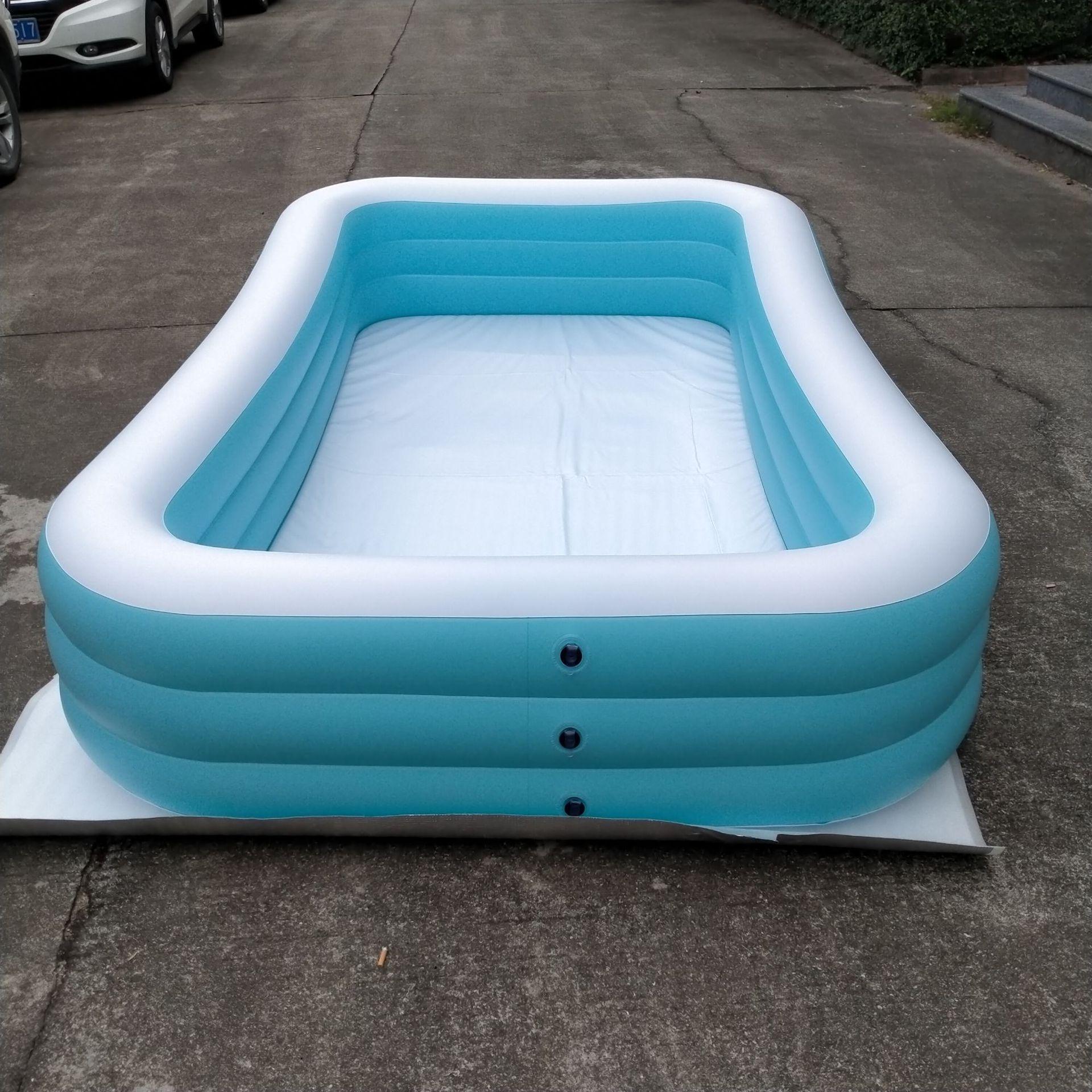 工厂定制 家庭大型超大号游泳池 婴儿童充气游泳池海洋球池 118寸