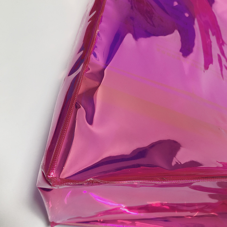 厂家直供镭射pvc手机袋拉链懒人化妆包出门方便钥匙包洗漱袋定制