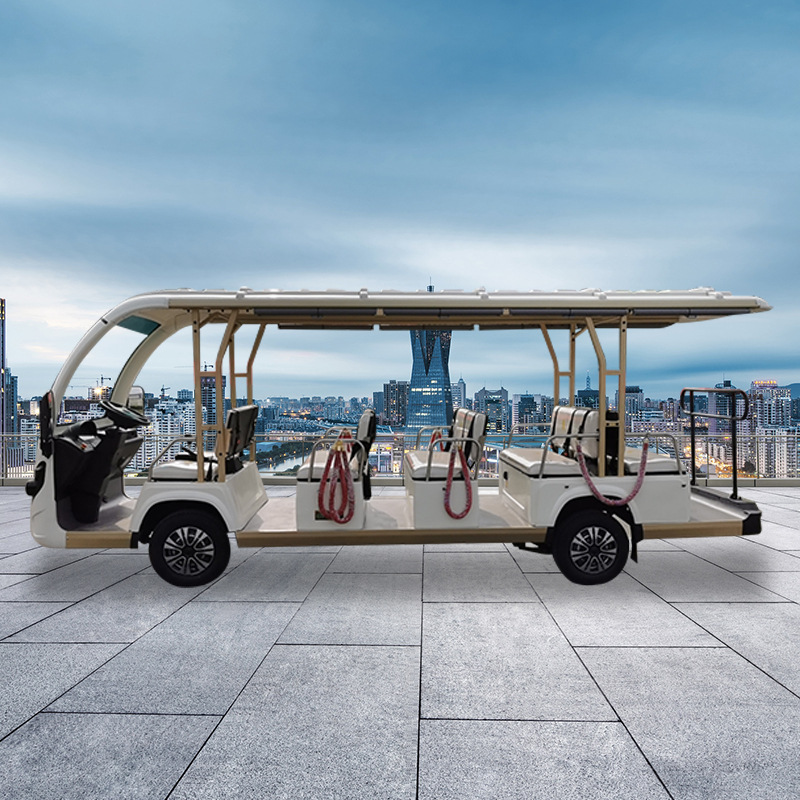 四川成都14座景区电动观光车旅游观光电瓶车游乐园公园敞篷电动车