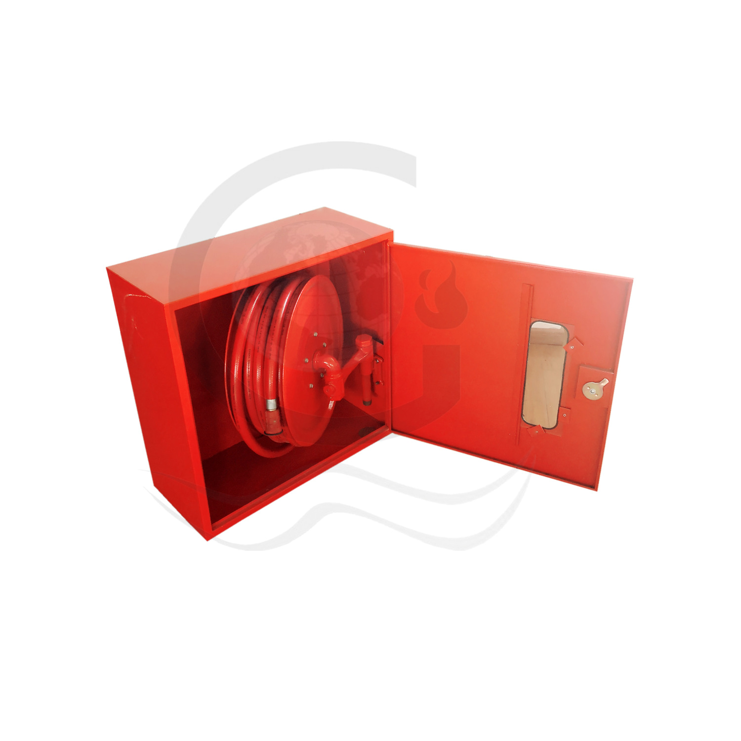 en671消防卷盘带箱子,25mm英式卷盘带箱子,30m英式消防卷盘