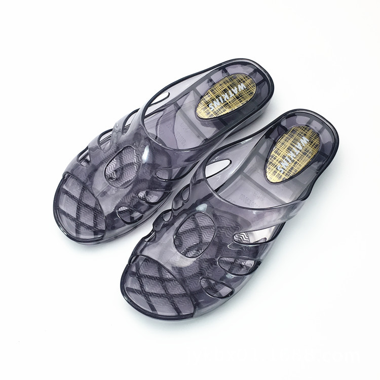 New Crystal Slippers Women's Summer Transparent Non-Slip Slipper Outdoor Fashion Plastic Slippers Factory Direct Sales