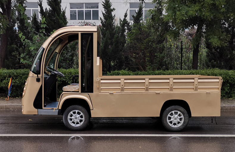 四轮电动货车 四座单排带斗电瓶车城管物流运输巡逻车 电动载货车