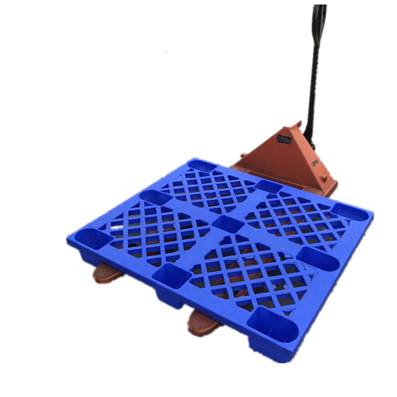 批发上海九脚型超市塑料托盘 四面进叉熟胶栈板 北京叉车地拍子