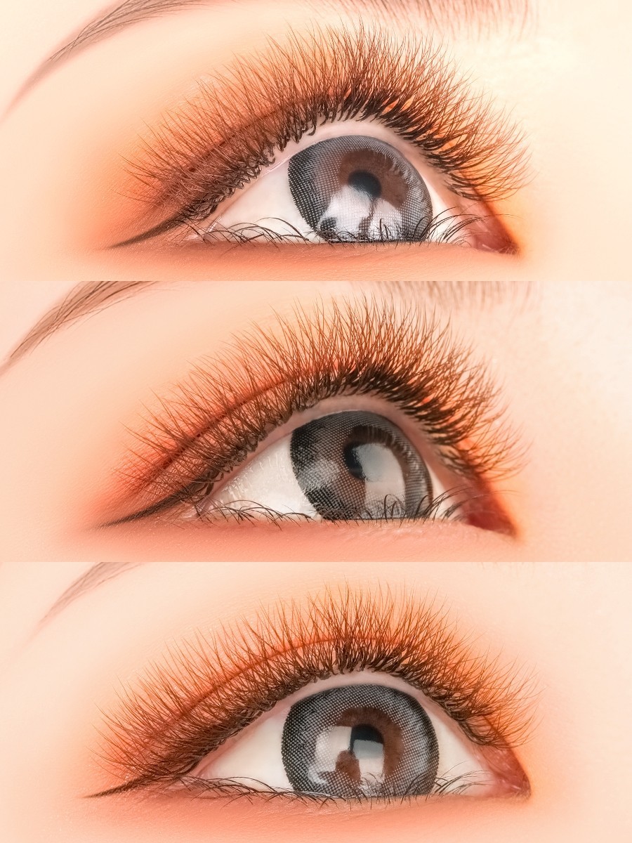 焦糖色三叶草嫁接假睫毛0.03c美睫店专用欧美浓密种植柔软水貂毛