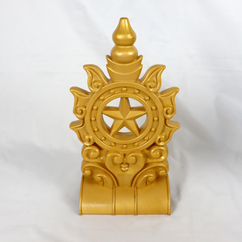 仿古瓦吉星高照树脂瓦吉星高照房檐塑料装饰瓦树脂瓦装饰配件