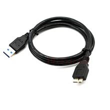 1米usb 3.0 转micro-B移动硬盘数据线 台式笔记本电脑延长连接线