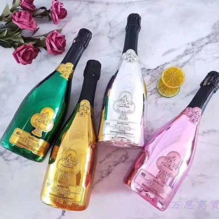 工厂店铺整箱批发梅花a起泡酒750ml大瓶女士低度夜场酒吧气泡酒