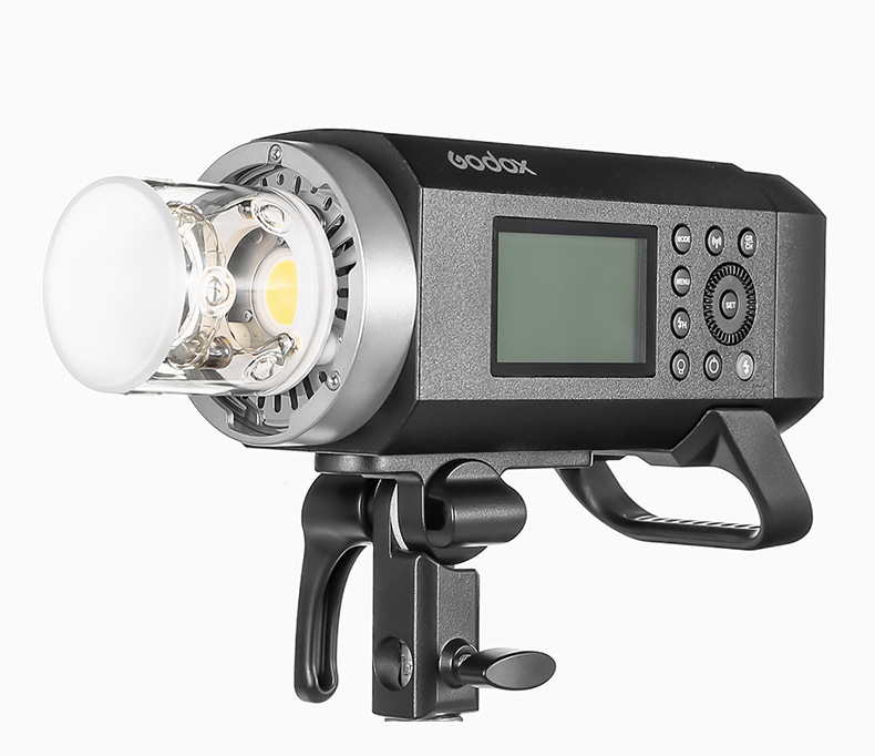 神牛ad400pro闪光灯灯管高速闪光灯外拍灯摄影灯灯泡附件400w灯头