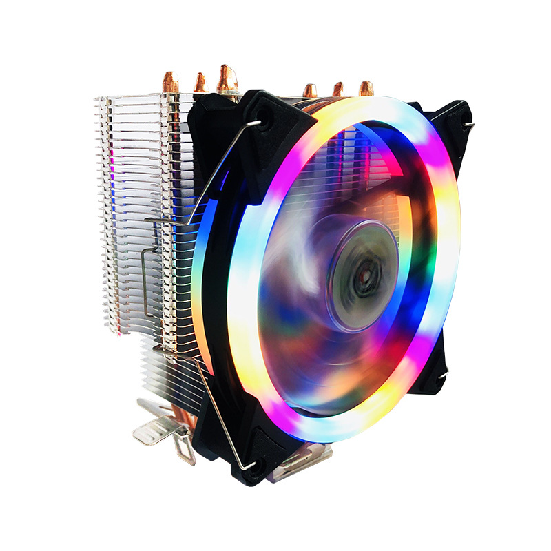 电竞悍将炫冰400 cpu散热器台式机箱12cm风冷电脑静音amd cpu风扇