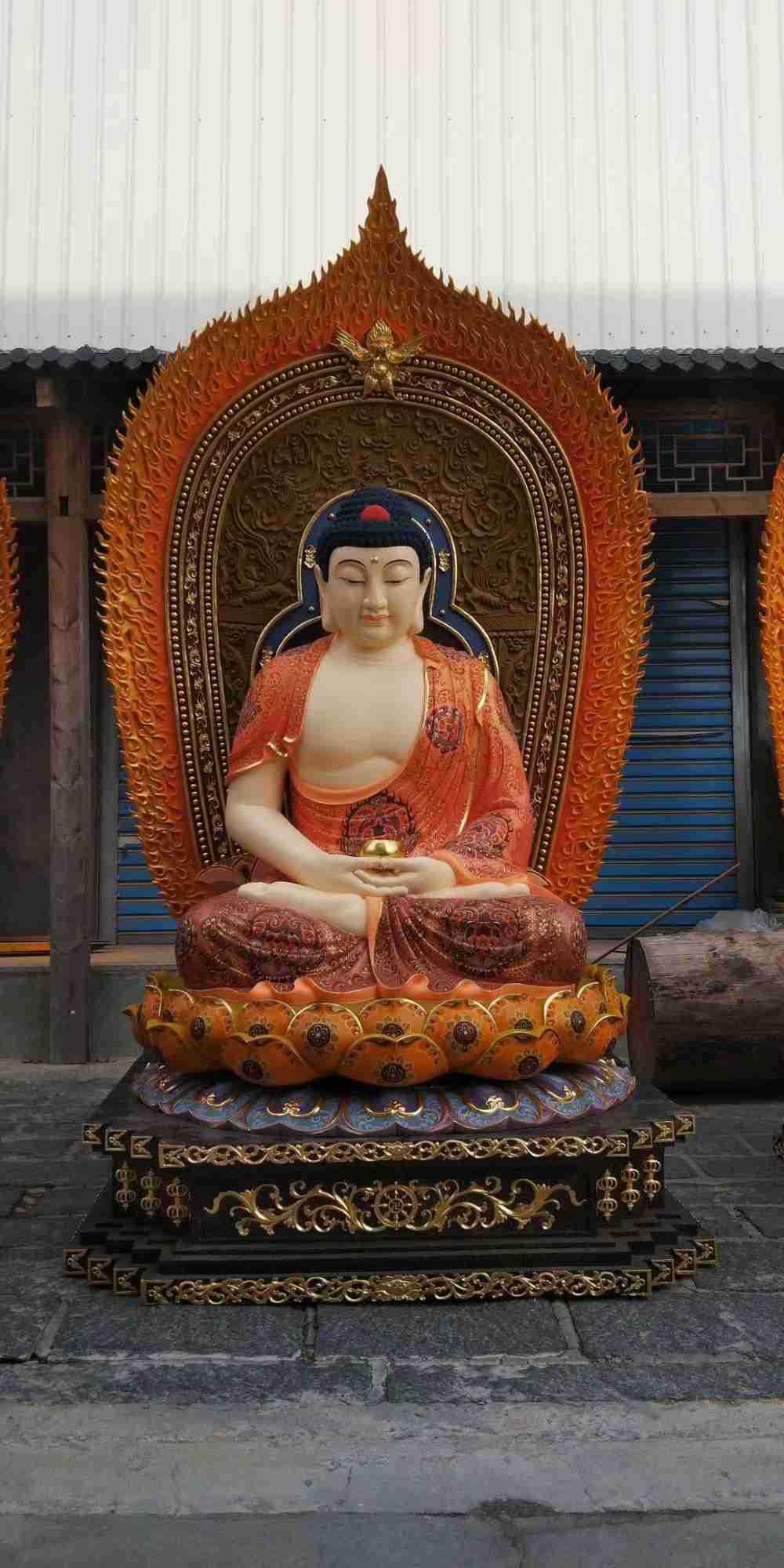 哪里可以请大势至金身菩萨佛像纯铜摆件金属工艺品雕塑药师佛三圣