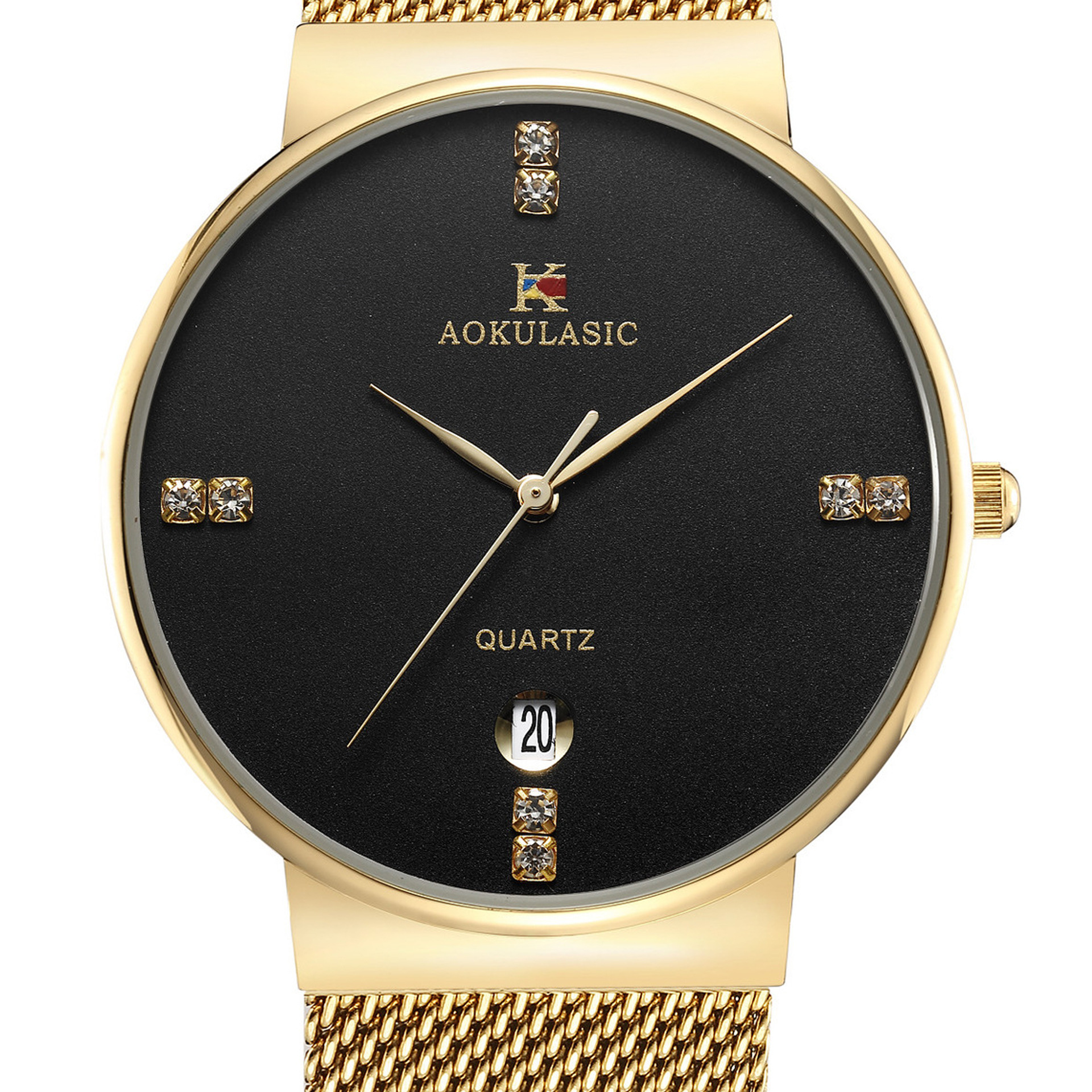 aokulasic《奥古拉斯》石英皮带防水手表时尚男女手表-阿里巴巴