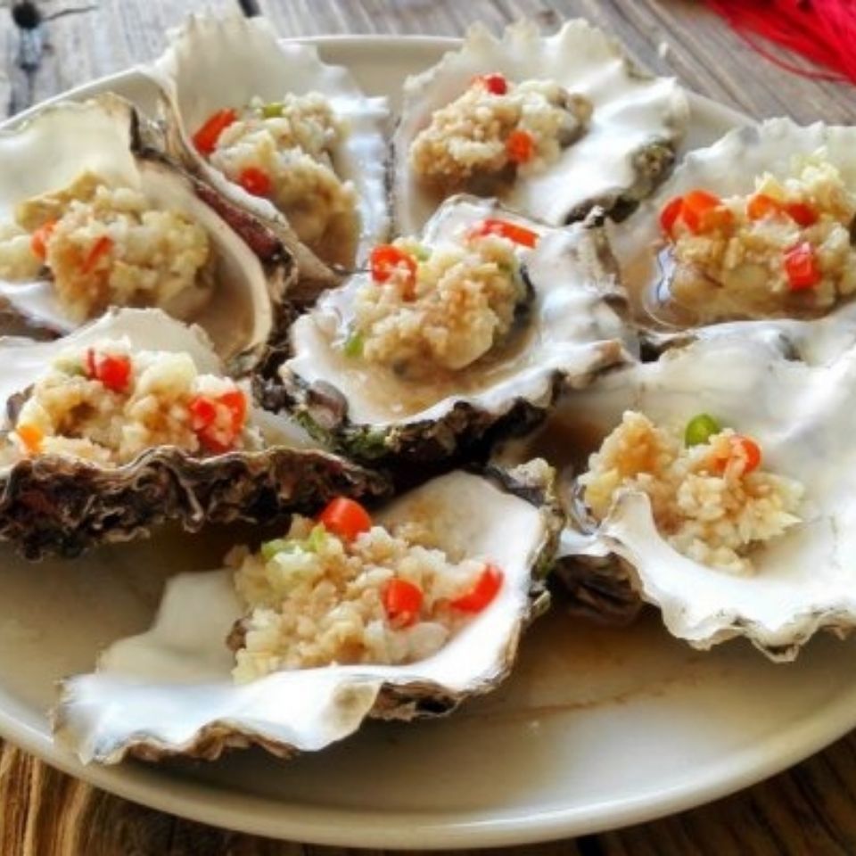 蒜蓉酱蒜泥烤生蚝香辣蒜蓉粉丝扇贝烧烤蒜泥酱蒸海鲜