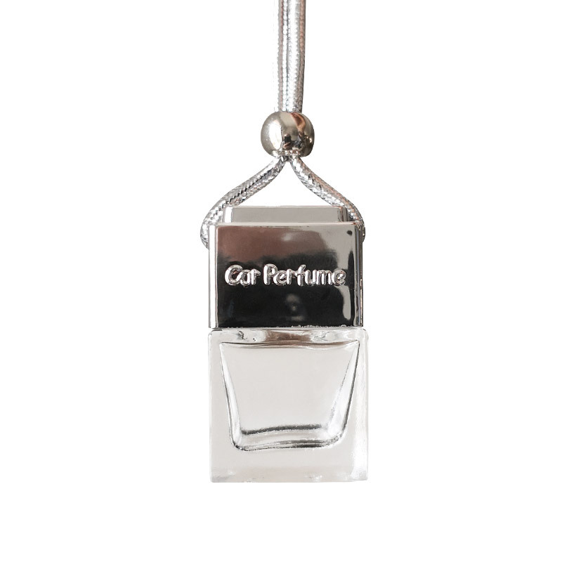 Car Fragrance Pendant Empty Glass Bottle Car Perfume Bottle Car Empty Bottle Car Accessories Car Aromatherapy Bottles Hanging Decoration