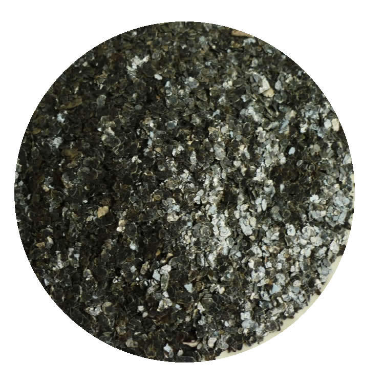 黑云母片白底图