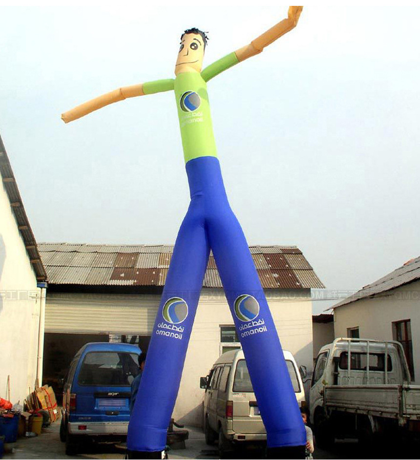 供应空中舞星充气开业庆典气模人3-5米单腿/双腿卡通充气招手气模