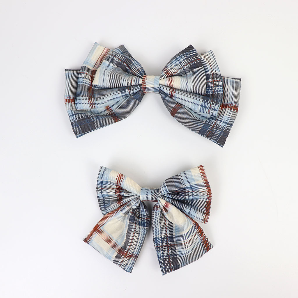 小酸奶jk制服手作 蝴蝶结发夹 女学生发箍一字夹bm大肠发圈发饰