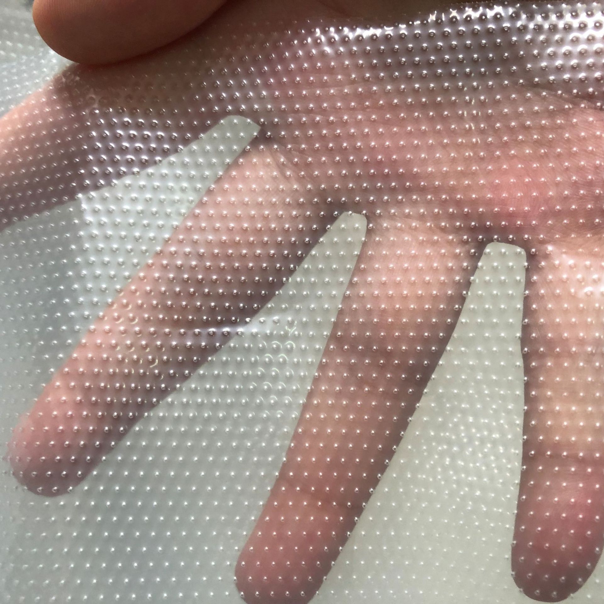 厂家透明全新料白色热熔胶膜热熔衬刺绣绣花用可定做免费拿样