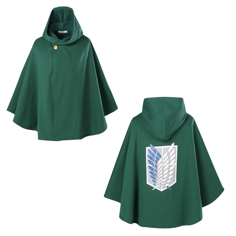 进击的巨人调查兵团/兵长/三笠cosplay服装 艾伦外套cos服批发