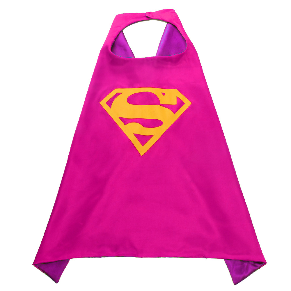 英雄披风超凡战士红色动漫披风男女超人男女蓝色披风演出服装动漫