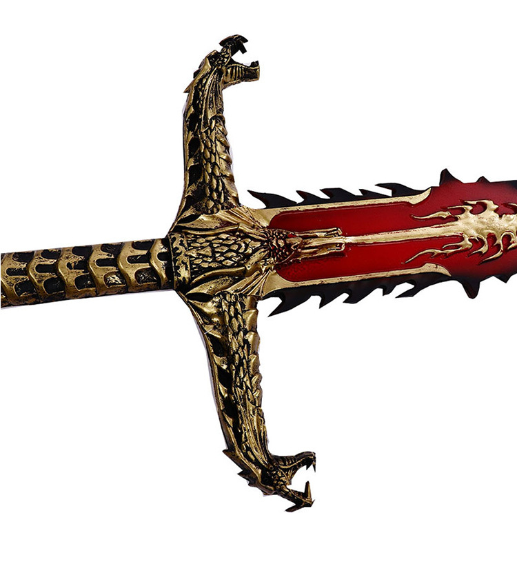 魔兽仿真长剑道具黑暗精灵神剑pu玩具刀剑兵器动漫周边玩具cos