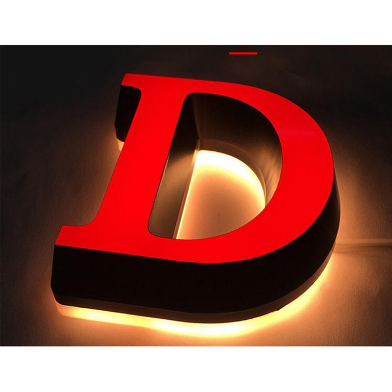常州迷你发光字商场服装店招牌字楼顶广告牌制作户外门头发光字-阿里