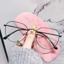 复古多边形纯钛眼镜架韩版网红近视眼睛框防蓝光辐射眼镜框 89180