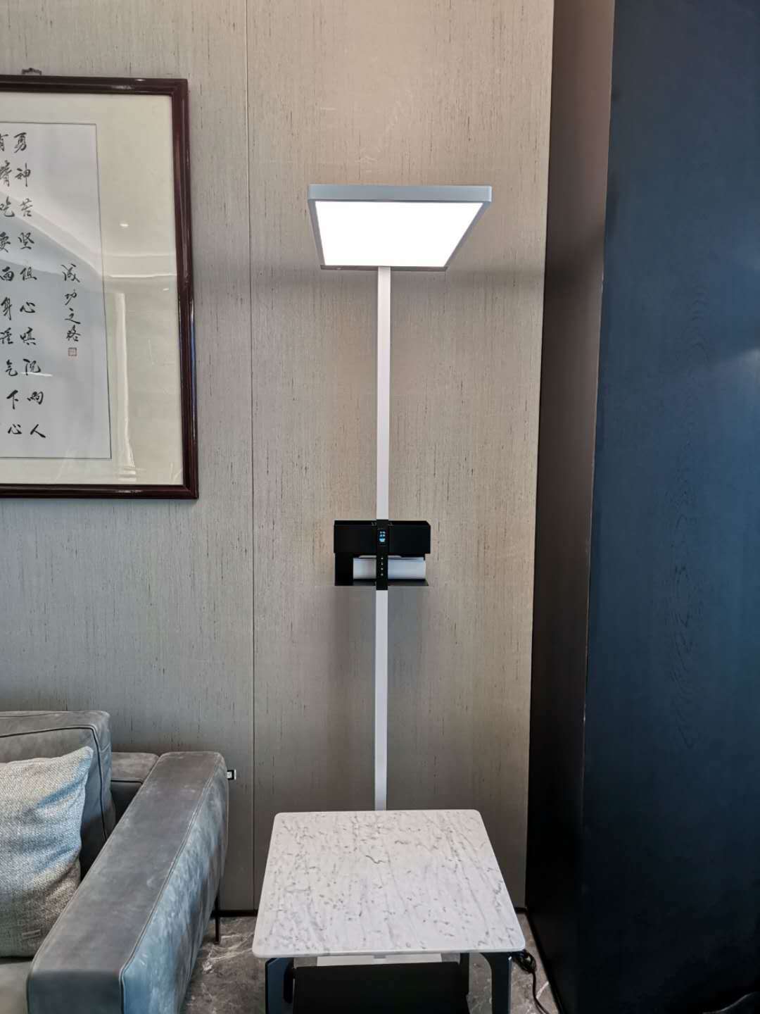 高端定制led办公落地灯微波感应智能科技多功能便携办公灯