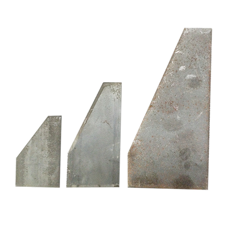 立柱加强筋铁三角板警示柱直角加固金属板法兰盘防护栏斜片角配件