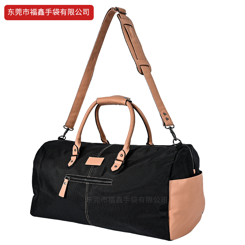 旅行包女轻便短途出行包短期旅游包便携行李袋防水皮质运动健身包