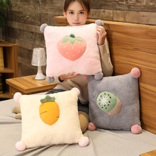 一件代发创意水果系列抱枕可爱水果毛绒玩具水果抱枕靠垫