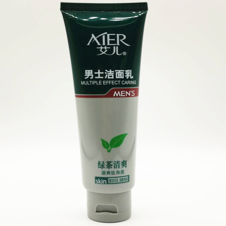 艾儿男士洁面乳 芦荟男士洗面奶 海底泥绿茶清爽 135g