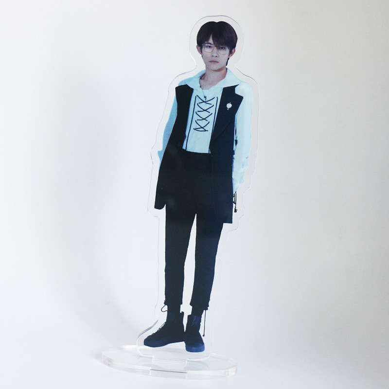tfboys易烊千玺明星应援周边亚克力立牌透明双面钥匙扣定制同款