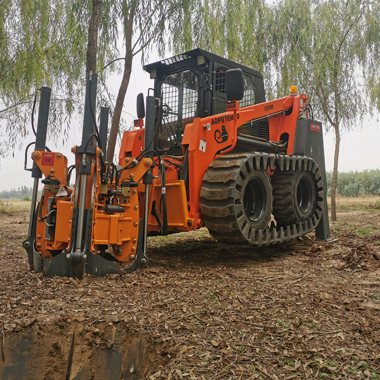 四瓣式挖树机源头厂家现货供液压全自动起树机 带土球移树挖坑机