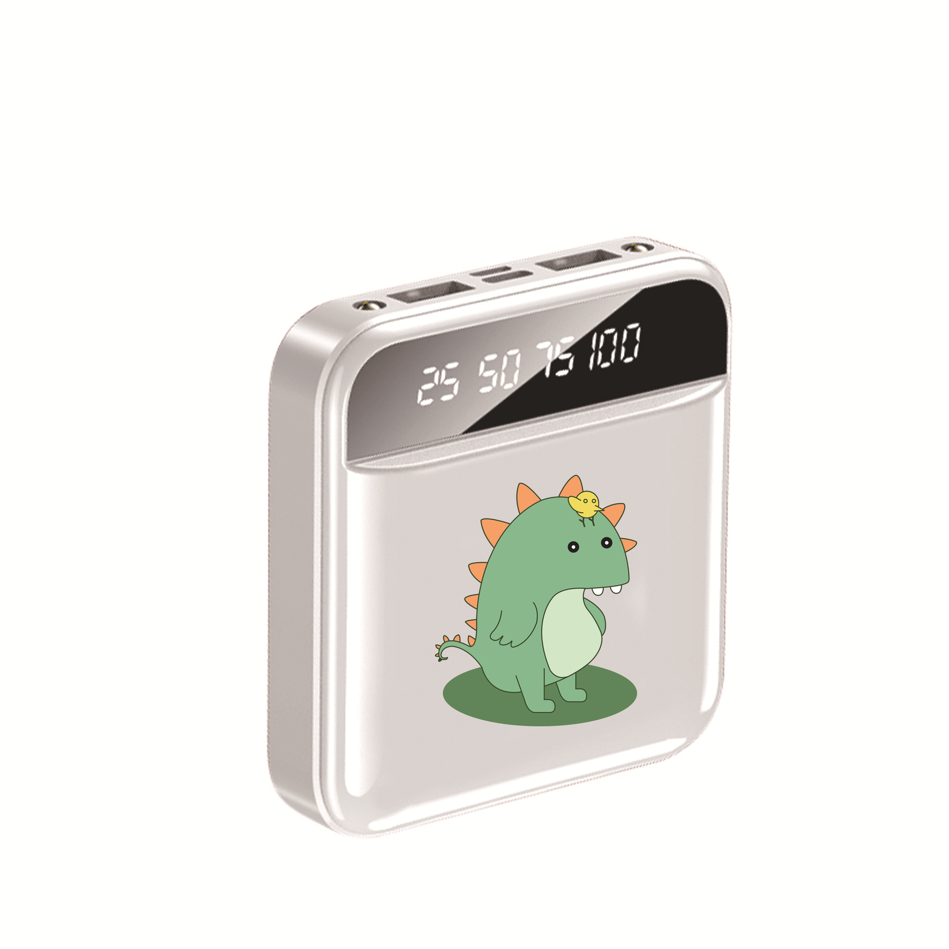 创意新款卡通迷你数显充电宝20000毫安 小巧便携移动电源logo定制