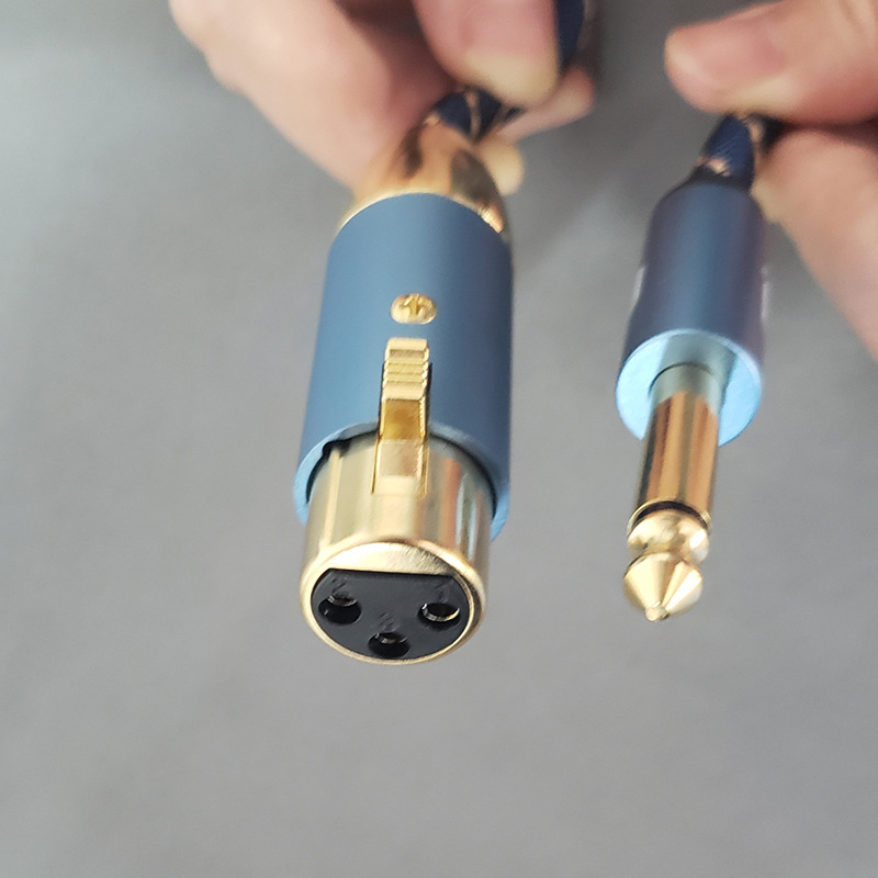 xlr卡农头平衡接口3p麦克风话筒调音台音箱音响线卡侬音频线-阿里巴巴