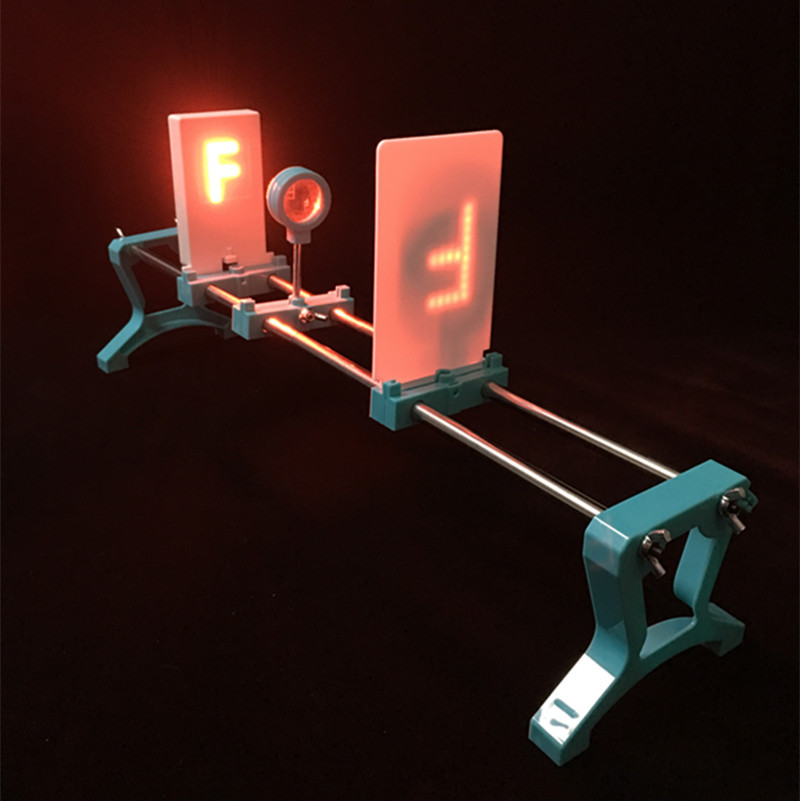 光学实验箱 初中物理光学实验器材盒磁吸式光具座 手提实验箱套装