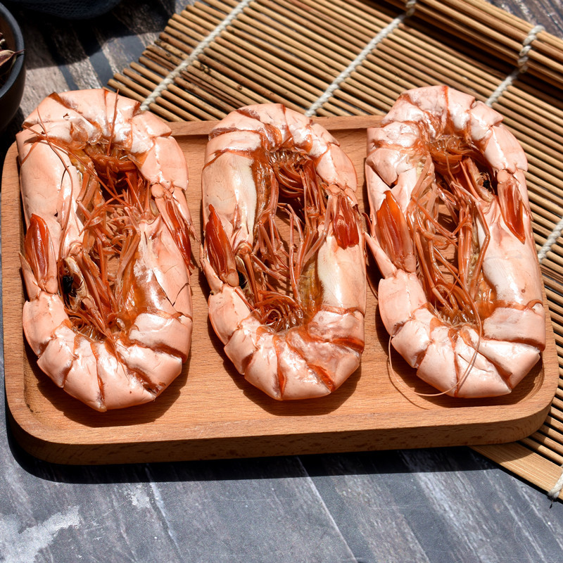 批发北海烤虾干 22对即食九节虾班节虾干货 500g虾肉干带虾皮淡干