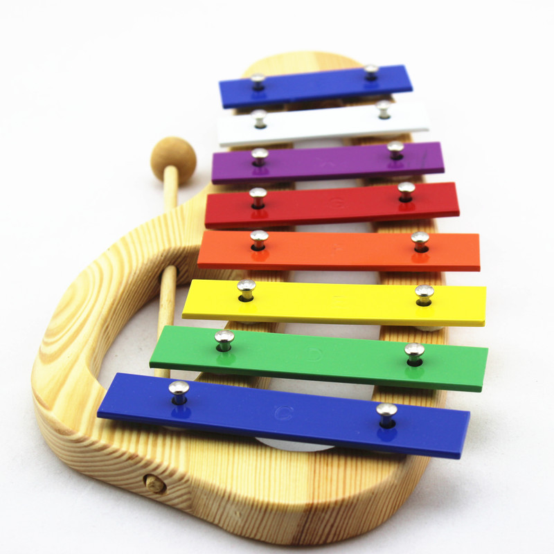 奥尔夫音乐乐器手提八音琴幼儿园早教教具玩具铝片琴儿童打击乐器-阿