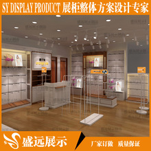 整店设计内衣展示柜简约时尚内衣展示架木质烤漆中岛柜厂家定制