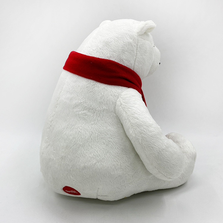 围巾北极熊制定 可口可乐赠礼品圣诞白熊吉祥物 日本钥匙扣挂饰件
