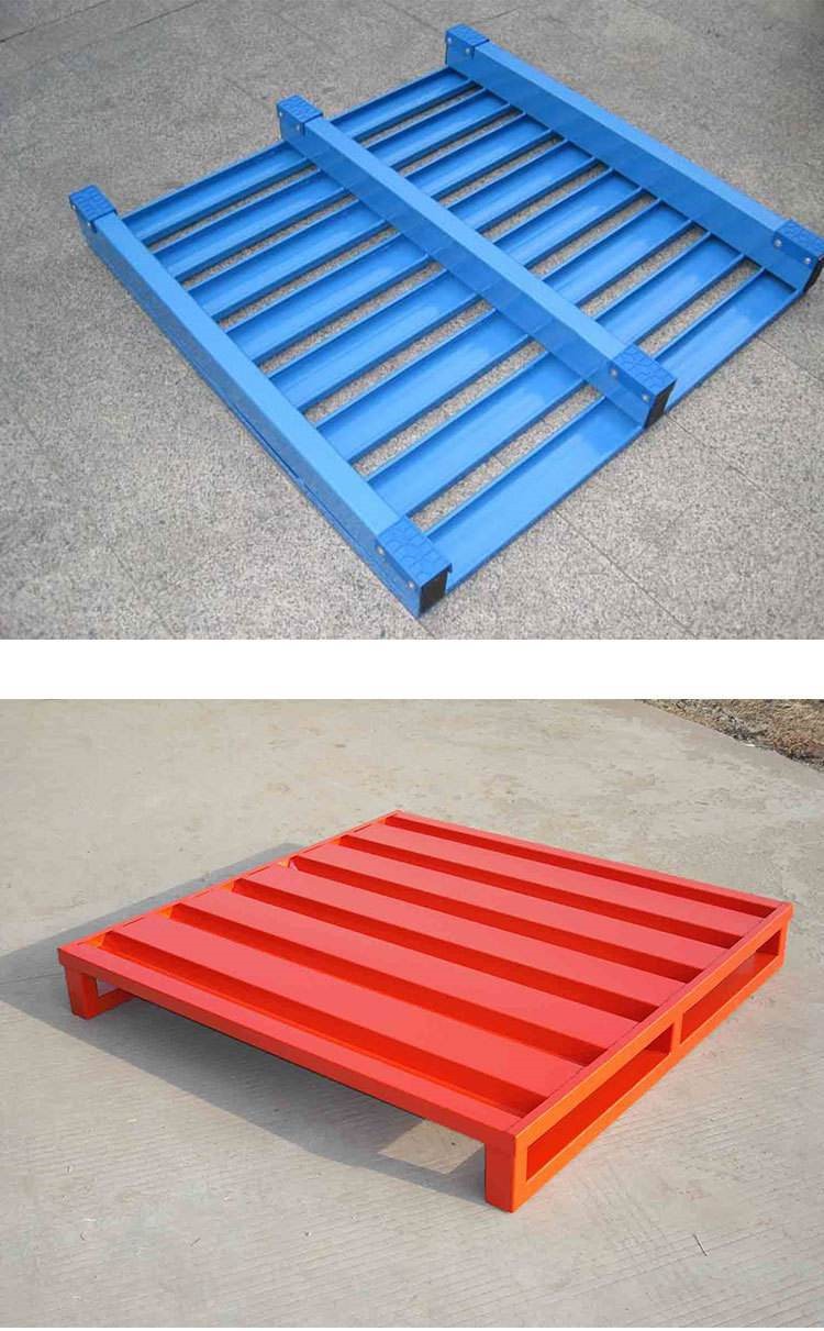 铁托盘金属托盘镀锌板双面欧式叉车货架立体库钢托盘800635可定制