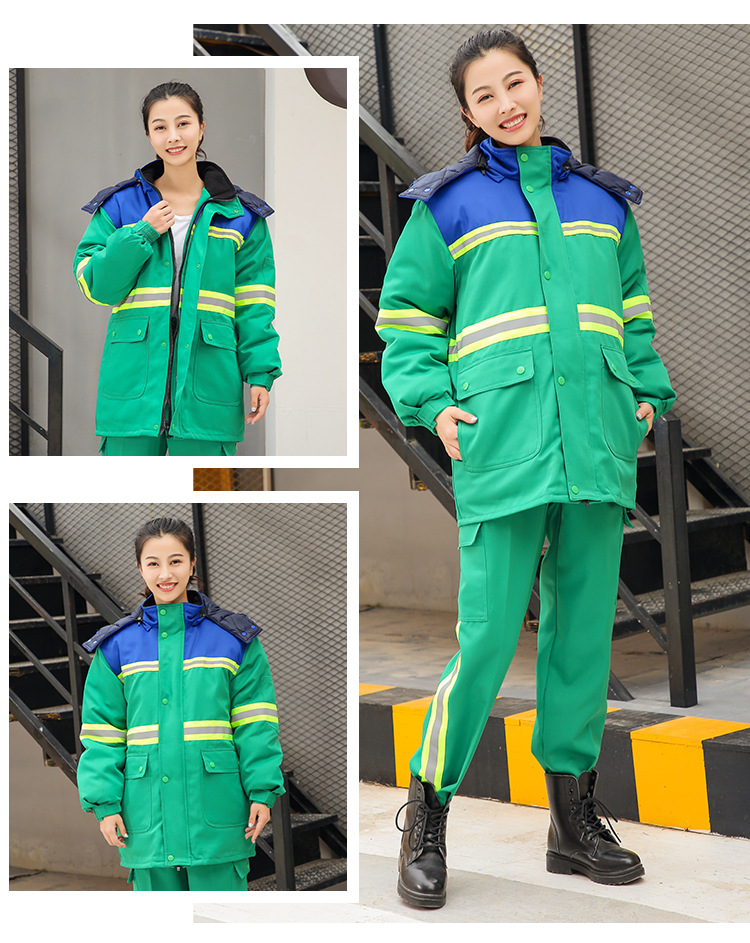冬季环卫工人棉服加厚公路养护市政园林防寒棉衣户外护林员工作服