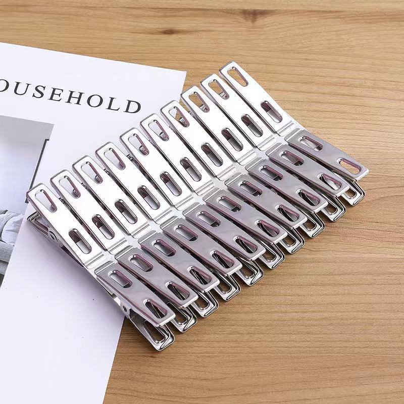 20 PCs Stainless Steel 4.5cm Nail-Free 1cm Flat Clip Quilt Clip Quilt Clip Drying Hanger Clip Quilt Clip