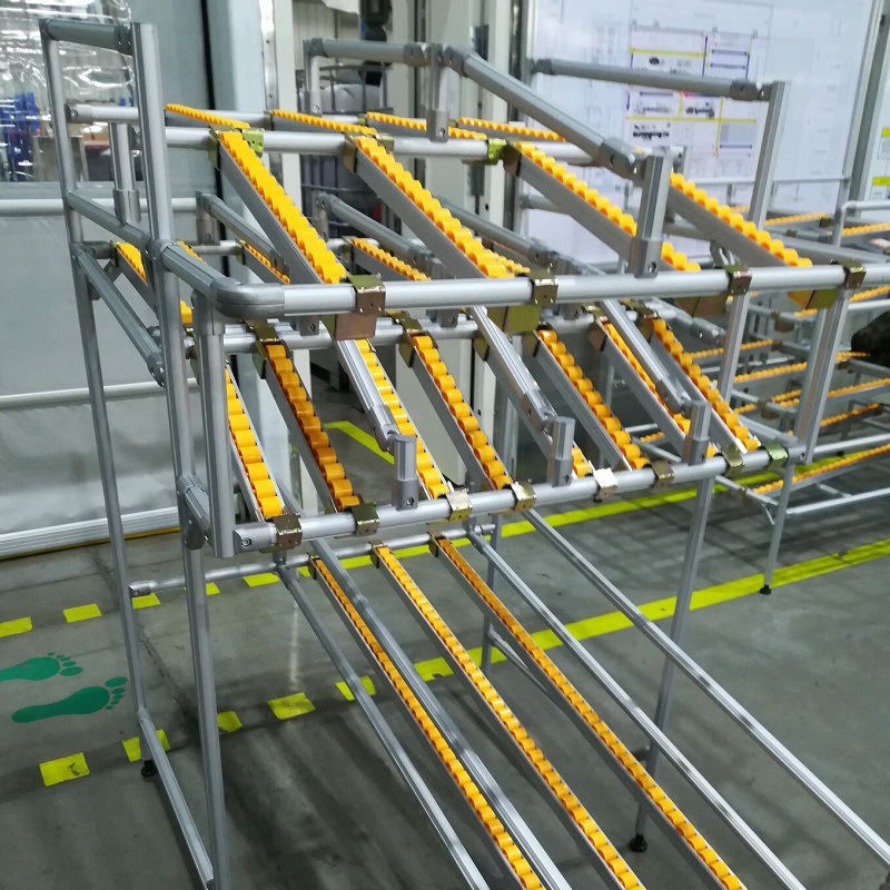 厂家直销 精益管流利货架 第三代铝线棒精益生产系统 加工定做