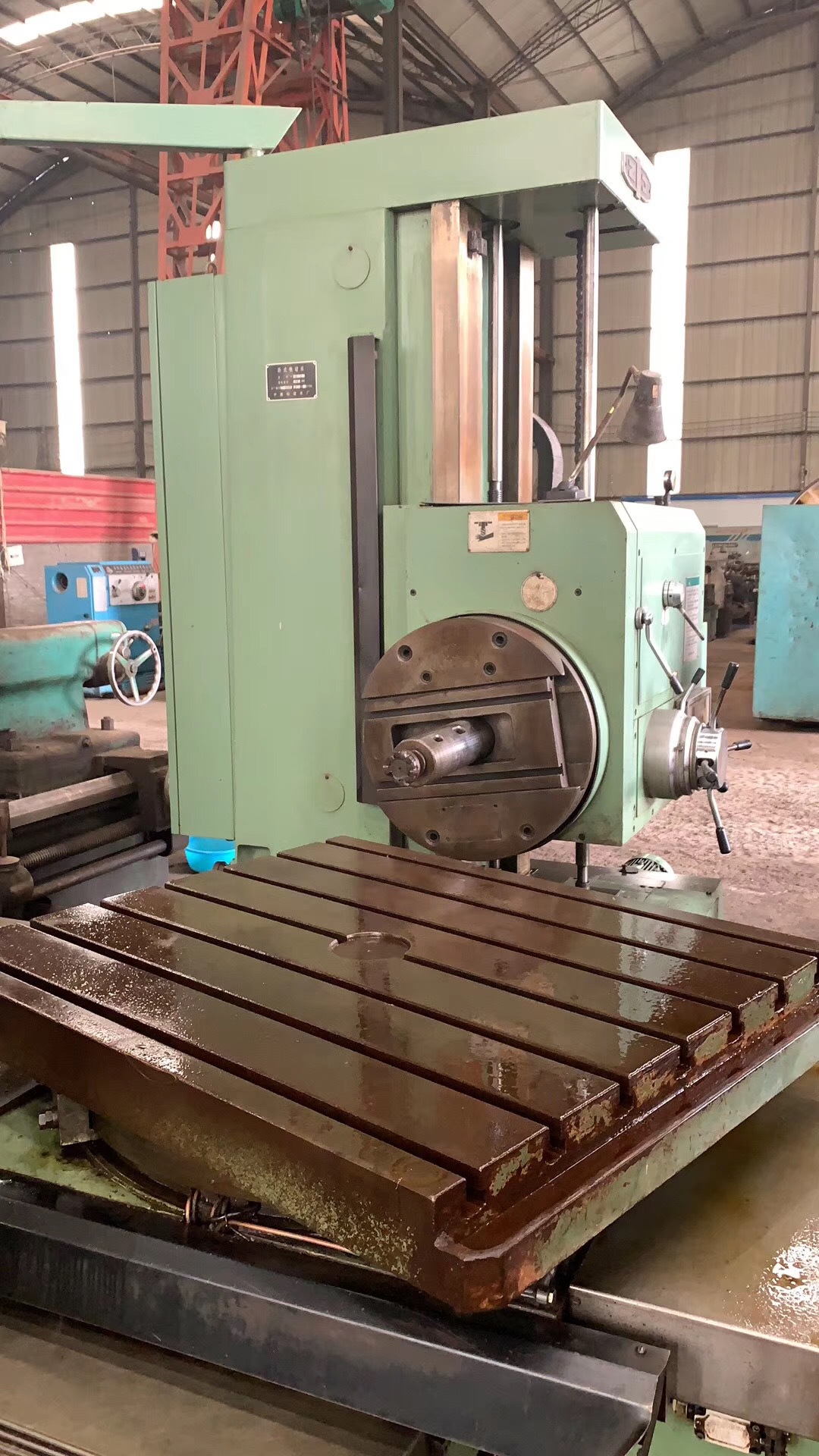 处理二手机床车床卧式铣镗床tpx6111b中捷钻镗厂